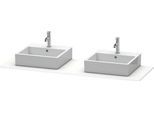 Duravit XSquare Konsole Weiß Supermatt 1600x550x16 mm - XS063HB8484 XS063HB8484