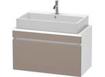 Duravit DuraStyle Konsolenwaschtischunterbau wandhängend Basalt & Weiß Matt 900x478x512 mm - DS53030 DS530304318