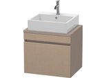 Duravit DuraStyle Konsolenwaschtischunterbau wandhängend Leinen & Basalt Matt 600x478x512 mm - DS530 DS530007543