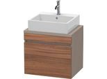 Duravit DuraStyle Konsolenwaschtischunterbau wandhängend Nussbaum & Basalt Matt 600x478x512 mm - DS5 DS530007943
