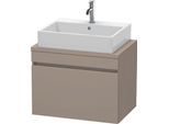 Duravit DuraStyle Konsolenwaschtischunterbau wandhängend Basalt Matt 700x478x512 mm - DS530104343 DS530104343