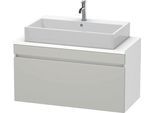 Duravit DuraStyle Konsolenwaschtischunterbau wandhängend Betongrau & Weiß Matt 1000x478x512 mm - DS5 DS530400718