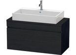 Duravit DuraStyle Konsolenwaschtischunterbau wandhängend Eiche Schwarz Matt 1000x478x512 mm - DS5304 DS530401616