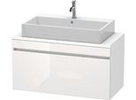 Duravit DuraStyle Konsolenwaschtischunterbau wandhängend Weiß Hochglanz & Matt 1000x478x512 mm - DS5 DS530402218