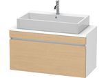 Duravit DuraStyle Konsolenwaschtischunterbau wandhängend Natur Eiche & Weiß Matt 1000x478x512 mm - D DS530403018