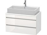 Duravit DuraStyle Konsolenwaschtischunterbau wandhängend Weiß Hochglanz & Matt 900x478x512 mm - DS53 DS530802218