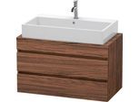 Duravit DuraStyle Konsolenwaschtischunterbau wandhängend Nussbaum dunkel Matt 900x478x512 mm - DS530 DS530802121