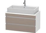 Duravit DuraStyle Konsolenwaschtischunterbau wandhängend Basalt & Weiß Matt 900x478x512 mm - DS53080 DS530804318