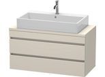 Duravit DuraStyle Konsolenwaschtischunterbau wandhängend Taupe Matt 1000x478x512 mm - DS530909191 DS530909191