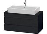 Duravit DuraStyle Konsolenwaschtischunterbau wandhängend Eiche Schwarz Matt 1000x478x512 mm - DS5309 DS530901616