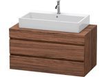 Duravit DuraStyle Konsolenwaschtischunterbau wandhängend Nussbaum dunkel Matt 1000x548x512 mm - DS53 DS531902121