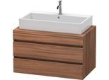 Duravit DuraStyle Konsolenwaschtischunterbau wandhängend Nussbaum Matt 900x548x512 mm - DS531807979 DS531807979
