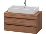 Duravit DuraStyle Konsolenwaschtischunterbau wandhängend Nussbaum Matt 1000x548x512 mm - DS531907979 DS531907979