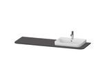 Duravit Happy D.2 Plus Konsole Graphit Supermatt 1600x550x16 mm - HP031HR8080 HP031HR8080