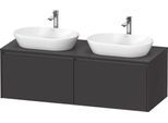 Duravit Ketho.2 Konsolenwaschtischunterbau wandhängend Graphit Supermatt 1400x550x459 mm - K24888B80 K24888B80800000