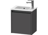 Duravit Ketho.2 Waschtischunterbau wandhängend Graphit Matt 410x292x440 mm - K25060R49490000 K25060R49490000