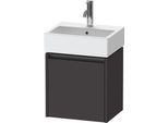 Duravit Ketho.2 Waschtischunterbau wandhängend Graphit Supermatt 434x338x440 mm - K25070L80800000 K25070L80800000