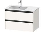 Duravit Ketho.2 Waschtischunterbau wandhängend Weiß Supermatt 810x480x549 mm - K25267084840000 K25267084840000