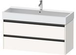 Duravit Ketho.2 Waschtischunterbau wandhängend Weiß Supermatt 1184x460x549 mm - K25279084840000 K25279084840000