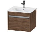 Duravit Ketho Waschtischunterbau wandhängend Nussbaum dunkel Matt 500x412x410 mm - KT640402121 KT640402121