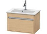 Duravit Ketho Waschtischunterbau wandhängend Natur Eiche Matt 600x385x410 mm - KT642203030 KT642203030