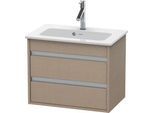 Duravit Ketho Waschtischunterbau wandhängend Leinen Matt 600x385x480 mm - KT645207575 KT645207575