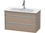 Duravit Ketho Waschtischunterbau wandhängend Leinen Matt 800x385x480 mm - KT645307575 KT645307575