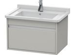 Duravit Ketho Waschtischunterbau wandhängend Betongrau Matt 800x455x410 mm - KT666400707 KT666400707