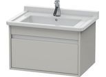 Duravit Ketho Waschtischunterbau wandhängend Betongrau Matt 650x455x410 mm - KT666300707 KT666300707