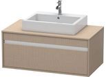 Duravit Ketho Konsolenwaschtischunterbau wandhängend Leinen Matt 1000x550x426 mm - KT669507575 KT669507575
