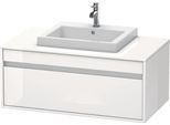 Duravit Ketho Konsolenwaschtischunterbau wandhängend Weiß Hochglanz 1000x550x426 mm - KT679502222 KT679502222