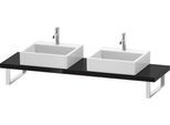 Duravit L-Cube Konsole Schwarz Hochglanz 800x480x45 mm - LC101C04040 LC101C04040