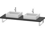 Duravit L-Cube Konsole Graphit Supermatt 800x550x45 mm - LC103C08080 LC103C08080