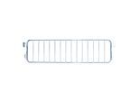 BGS Trenngitter 89934, 370 x 95 mm ; BGS technic)