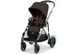 cybex Gold Kinderwagen , Dunkelbraun , Textil , 66x110x107.5 cm , Ce , Feststellbremse, Federung, Elektromotor, abnehmbarer Schutzbügel , Baby on Tour, Kinderwagen, Kombikinderwagen