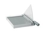 Hebelschneider Leitz Precision Home A4, bis A4, bis 8 Blatt, Papierklemme, Ableselineal, Klingenschutz, Edelstahl und Kunststoff