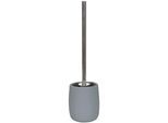 WC-Garnitur KLEINE WOLKE "Eclipse", beige (nebel), B:10,3cm H:41,5cm L:10,3cm, Steinzeug, Reinigungsbürsten