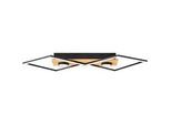 Brilliant Led-Deckenleuchte , Braun, Schwarz , Holz, Metall, Kunststoff , F , 35.4x6.2x70.7 cm , 3 Helligkeitsstufen, 3-fach schaltbar , Lampen & Leuchten, LED Beleuchtung, LED-Deckenleuchten