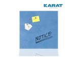 Karat office Design-Glas-Memoboard Print Blau