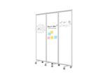 Master of Boards Mobile Trennwand Präsentationsboard Whiteboardoberfläche 3-teilig