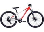 Jugendfahrrad REDLOUD "JA.01" Gr. 31, rot (weiß, rot, schwarz), Fahrräder, Kinder, 31cm, 24 Zoll (60,96cm)