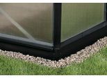 Fundamentrahmen VITAVIA "Fundament 6500", schwarz, B:317cm H:6cm T:190cm, Stahl, Gartenhaus-Fundamente, 6 cm, schwarz, BxT: 317x190 cm