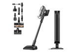 DREAME Akku-Handstaubsauger "Dreame Z40 Station mit Absaugstation und 28.000 Pa Saugkraft", schwarz, B:25,6cm H:120cm T:40,3cm, Akkusauger, Nasswischfunktion, vielseitige Aufsätze, automatische Entleerung