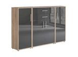 Aktenschrank Office Edition Sw Set 16 Eiche/Anthrazit