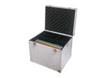 HMF 14812-02 Hängeregister Box, Alukoffer für DIN A4 Hängemappen, 41 x 33 x 36 cm