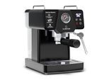 Libeica Espressomaschine 1350 W 19 bar Touch Edelstahl Temperatur- und Druckanzeige Schwarz