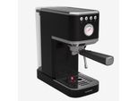 SteelPresso Slim Espressomaschine Siebträger inkl. Zubehör Schwarz