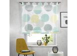 my home Raffrollo »Belem«, mit Schlaufen, Transparent, Voile, Polyester