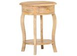 vidaXL Beistelltisch 37x37x61 cm Massivholz Mango