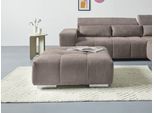 Hocker COTTA "Orion", grau (taupe), B:103cm H:42cm T:103cm, 90% Polyester, 10% Polyamid, Hocker, Hocker